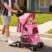 [ распродажа ] новый цвет розовый домашнее животное Cart складной водонепроницаемый 4 колесо место хранения корзина имеется выдерживаемая нагрузка 15kg удобный собака для коляска кошка для bebi машина маленький размер собака товары для домашних животных чувство уверенности 