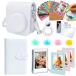 [instax mini12 для ] Cheki альбом кейс Cheki держатель др. аксессуары 8 позиций комплект [ белый ]