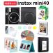 [10 point set ] Fuji Film Cheki instax mini40 film 20 sheets camera case [ fake leather b rack case ] other 