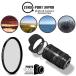 Canon �L���m�� �p �����Y�t�[�h �� UV �ی� �p �����Y�t�B���^�[ 2�_�Z�b�g �݊� (ES-68 �� 49mm�t�B���^�[) �֘A�摜1