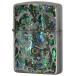 Zippo �W�b�|���C�^�[ �A�[�}�[ �V�F�� �L �� �C�����C �ۛ� ���U�C�N�V�F�� ARMOR Mosaic Shell  Antique Nickel A