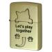Zippo ���åݥ饤���� �ͥ� ǭ Cat ����ͷ�ܤ� �桼���ɻž夲 ��� CAT Series Let's play together 2UDBI-CAT �᡼���ز�