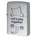 Zippo ���åݥ饤���� �ͥ� ǭ Cat ����ͷ�ܤ� �桼���ɻž夲 ���å� CAT Series Let's play together 2UDSI-CAT �᡼���ز�