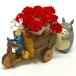  День матери Ghibli цветок подарок Tonari no Totoro to Toro . лес. трехколесный велосипед гвоздика комплект 