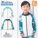  Rush Guard купальный костюм длинный рукав Kids мужчина полный Zip Shark UV обработка 90cm 95cm 100cm 110cm 120cm 130cm плавание одежда baby boys бассейн морская вода . лето 