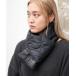  muffler TAION /ta ион MILITARY REVERSIBLE DOWN SCARF (SOFT SHELL) (TAION-R201AL