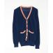 [URBAN RESEARCH] вязаный кардиган 38 темно-синий мужской 