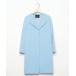 [allureville] пальто с отложным воротником 1 sax голубой женский 