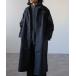 [CREARE -LINO-] пальто с отложным воротником M черный мужской 