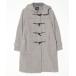[NANO universe] полупальто "даффл коут" 38 серый женский 