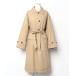 [coen] пальто с отложным воротником MEDIUM бежевый женский 