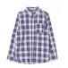 [URBAN RESEARCH] в клетку рубашка с длинным рукавом 40 лиловый мужской 