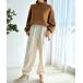 [LEPSIM] брюки-карго FREE слоновая кость женский 