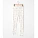 [gelato pique] цветочный принт брюки FREE белый женский 