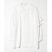 [JEANASIS] оборка длинный рукав туника FREE белый женский 