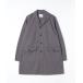 [coen] пальто с отложным воротником S темно-серый мужской 
