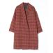 [JEANASIS] в клетку Пальто Честерфилд FREE Brown женский 