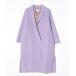 [NANO universe] Пальто Честерфилд 38 лиловый женский 