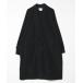 [coen] пальто с отложным воротником LARGE черный мужской 