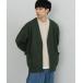 [BEAMS HEART] кардиган MEDIUM темно-зеленый мужской 