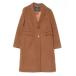[SLOBE IENA] Пальто Честерфилд 38 Brown женский 