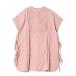 [junoah] короткий рукав блуза FREE Pink Lady -s
