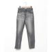 [YANUK] обтягивающие джинсы брюки 23inch серый мужской 