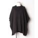 [FREAK'S STORE] пончо свободный черный женский 
