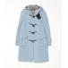 [LONDON TRADITION] полупальто "даффл коут" 34 голубой женский 