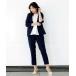 [Emilyan] брючный костюм X-SMALL темно-синий женский 