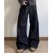  брюки машина bdo широкий нога Denim мужской женский 