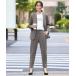 [Flolia] брючный костюм S угольно-серый женский 