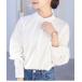 [HALUHIROINE] длинный рукав туника FREE белый женский 