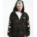  Parker Zip f-tilCamouflage Cross Leather Patch Zip HoodielSUPPLIER мужской женский 