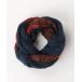 [TALKING ABOUT THE ABSTRACTION]peiz Lee шарф снуд - темно-синий мужской 