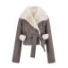  мутоновое пальто боа пальто Velvet BonBon Coat(Short) женский 