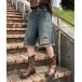 [sedacle] Denim шорты SMALL индиго b люмен z