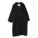 [SHIPS any] пальто с отложным воротником ONE SIZE черный женский 