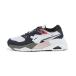 [PUMA] low cut спортивные туфли 23.5cm белый × темно-синий женский 