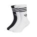  носки adidas Adidas K CREW SOCKS 3P носки JZ7496 WHT/WHT/BLK Kids ребенок мужчина девочка 