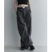  широкий брюки брюки хлопок gyaba tuck машина b брюки - cotton gabardine tuck curved pants мужской женский 