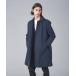 [ABAHOUSE] пальто с отложным воротником 44 темно-синий мужской 