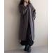 [RAGEBLUE] пальто с отложным воротником FREE серый женский 
