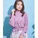 [NOELA] вязаный ансамбль свободный Pink Lady -s