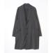 [NANO universe] Пальто Честерфилд X-LARGE серый мужской 