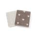  полотенце vare комплект полотенце для лица Mini Heart Brown 2 шт. комплект новый жизнь перемещение 34×80cm