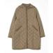 [BEAMS HEART] стеганое полотно с хлопком пальто L зеленый женский 