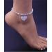  ножной браслет [ женский Heart ножной браслет (BDS) женский мужской 