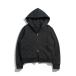  Parker double zip short length loopback hoodie/ двойной Zip Short length обратная сторона шерсть Parker мужской женский 