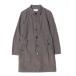 [HARE] пальто с отложным воротником FREE серый мужской 